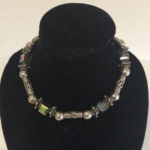 Silpada Swarovski Crystal & Bead Bracelet (used)